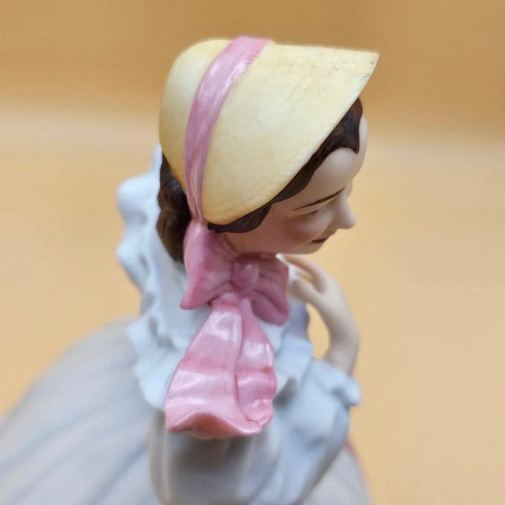 RARE Franklin Mint Melanie Wilkes‎ Porcelain Doll Gone With The Wind Book 1988